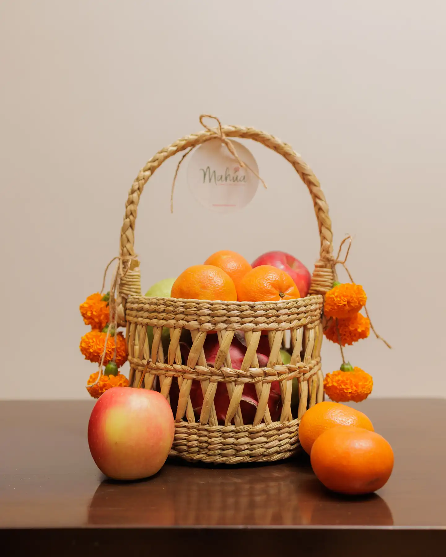 Mini Festive Fruit Basket 2 Mini Festive Fruit Basket - Image 2